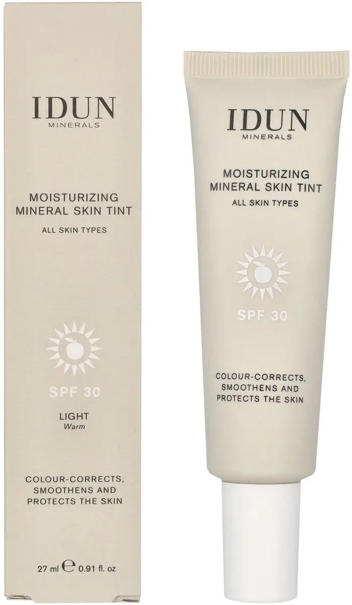 Idun Minerals Moisturizing Mineral Skin Tint SPF30 - 27ml - Light Warm