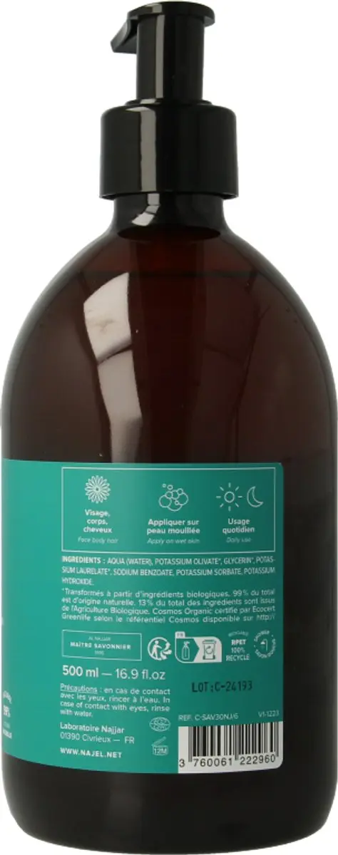 Natural Heroes Aleppo Zeep Vloeibaar 500ml