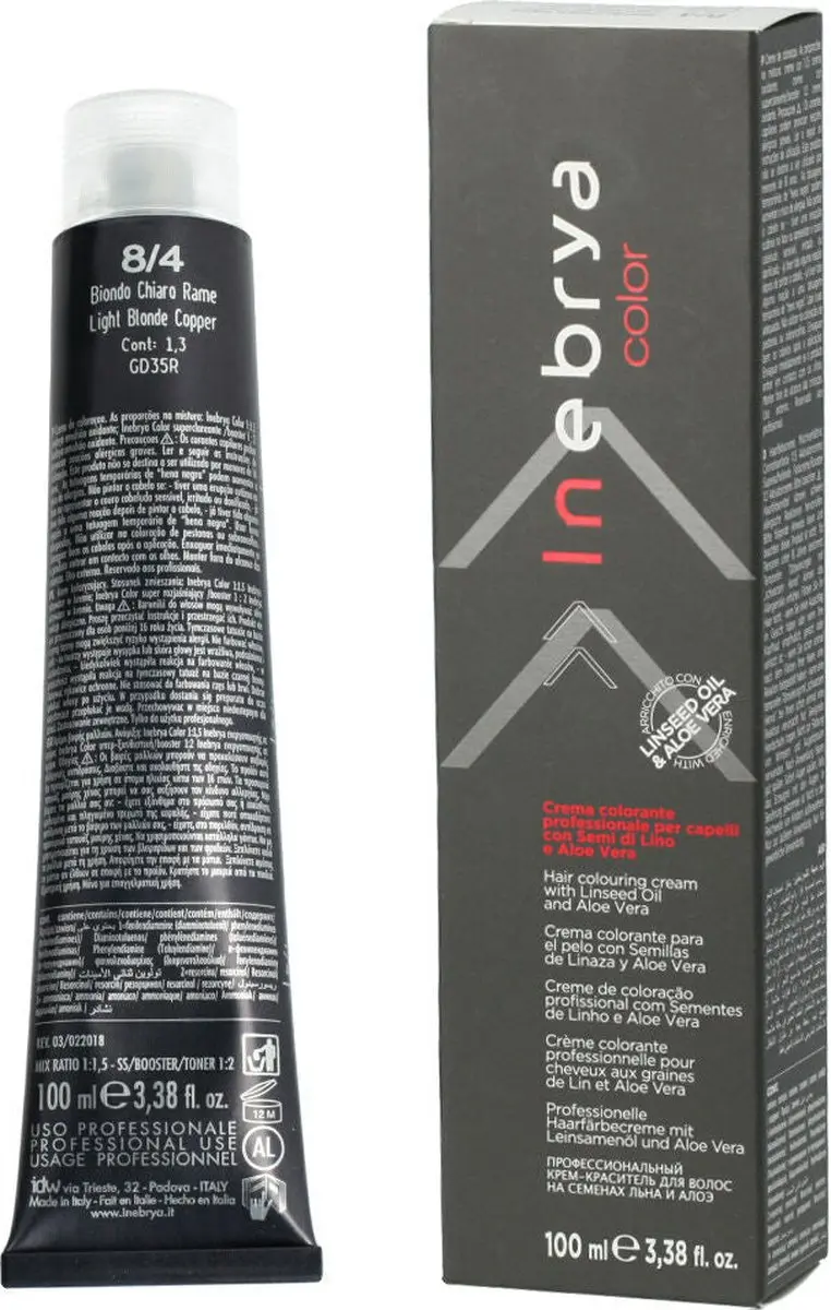 Inebrya Nº 8/4 Permanente Kleur 100ml