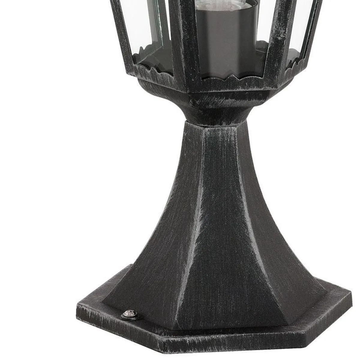 Eglo Navedo Sokkellamp Buiten E27 - 25W - Zwart/Zilver