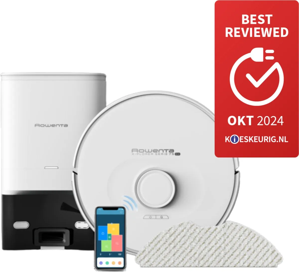 Rowenta X-Plorer RR8587 Robotstofzuiger Wit