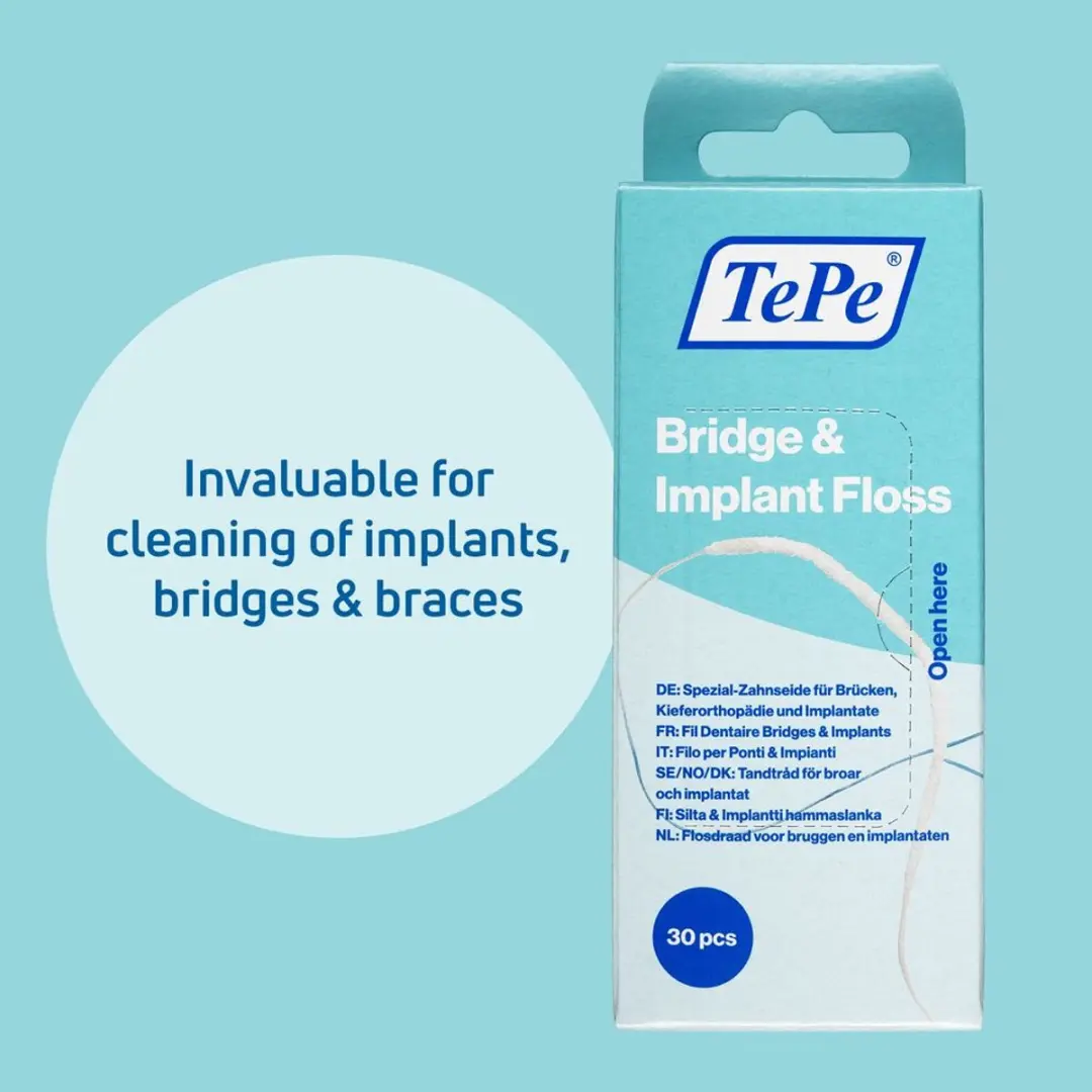 TePe Bridge & Implant Floss - 30 Stuks