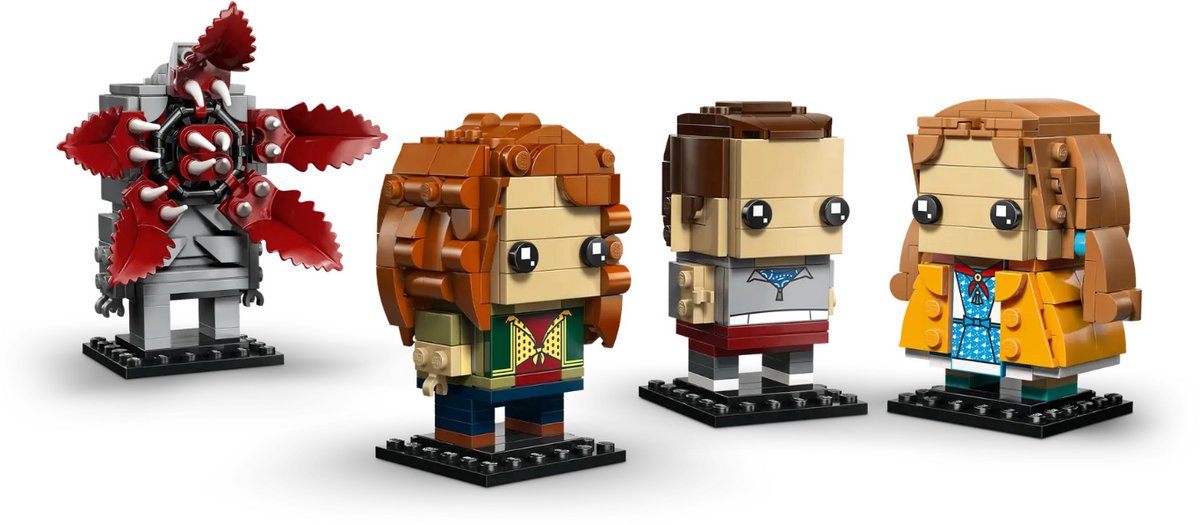 LEGO Stranger Things Brickheadz 40879 - Eleven, Max, Demogorgon en Holly figuren