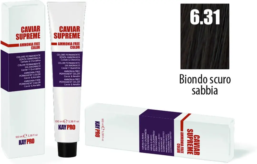 KayPro Caviar Supreme 6.31 Permanent Haarkleuring 100ml - Donker Blond