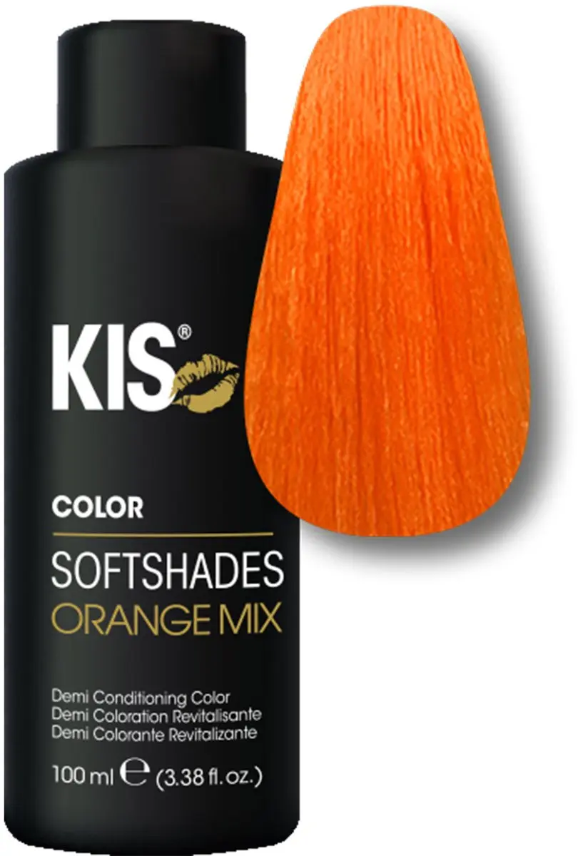 KIS Softshades 150ml Kleurspoeling - Orange Mix