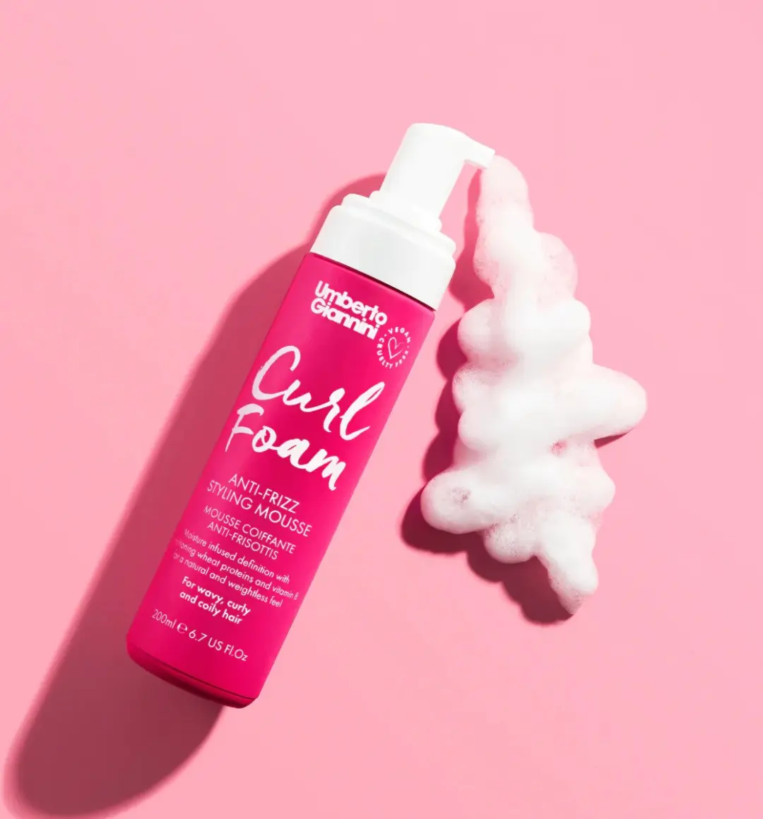 Umberto Giannini Curl Foam Anti-Frizz Styling Mousse 200ml