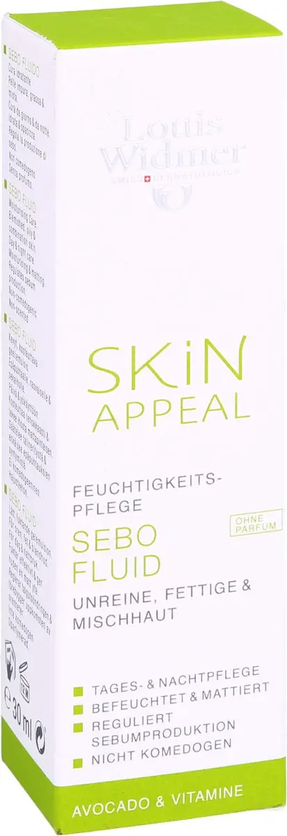 Louis Widmer Skin Appeal Sebo Fluid Dagcrème 30ml