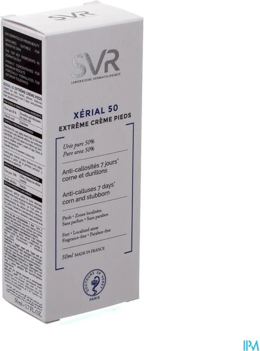 SVR Xerial 50 Extreme Urea Voetcrème 50ml