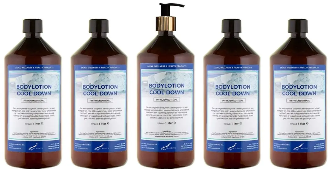 Splashbox Cosmetics Bodylotion Cool Down 5L - 5 Stuks
