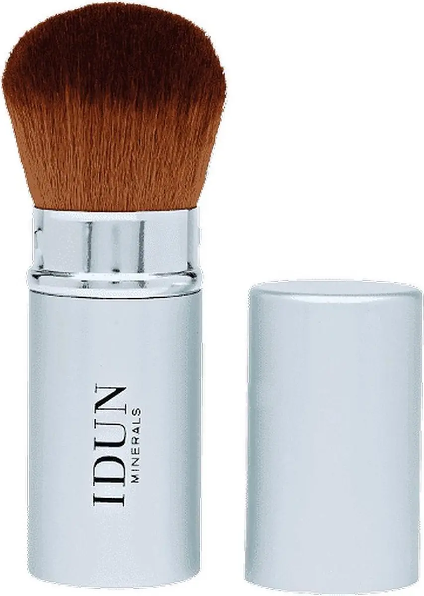 Idun Minerals Uitschuifbare Foundation & Poederborstel - Transparant