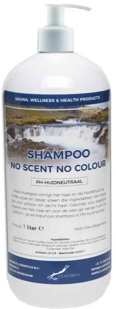 Splashbox Cosmetics Shampoo No Scent No Colour 1L