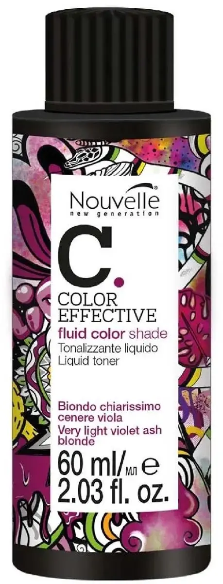 Nouvelle Color Effective 6.1 Dunkelblond Ash 60ml