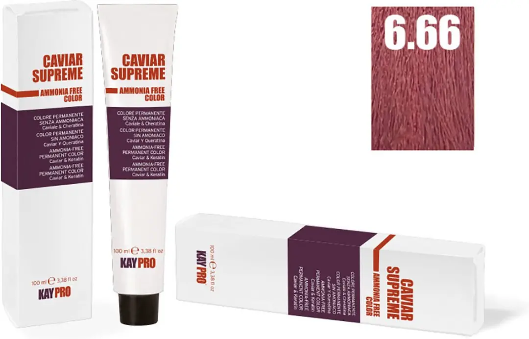 KayPro Caviar Supreme 6.66 Haarkleuring 100ml - Donker Blond