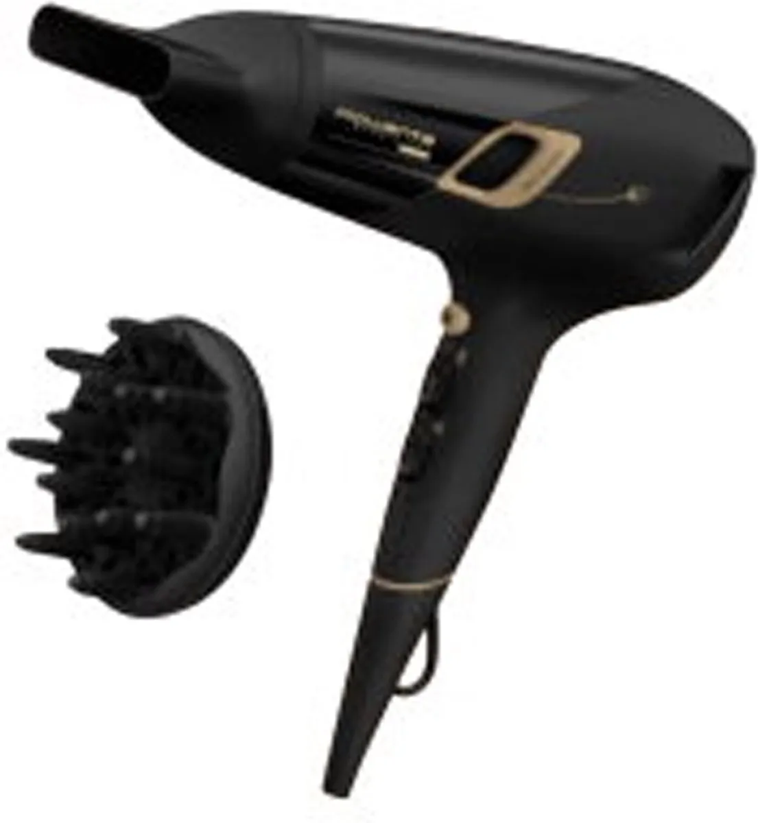 Rowenta Studio Dry Ionic Booster CV5836F0 Haardroger - 2100W - Zwart/Goud