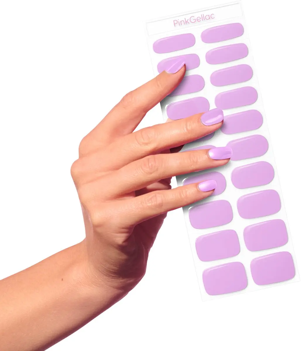 Pink Gellac UV Nagelstickers Soft Lavender 0038