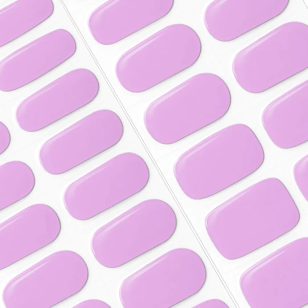 Pink Gellac UV Nagelstickers Soft Lavender 0038 - 20 Stuks