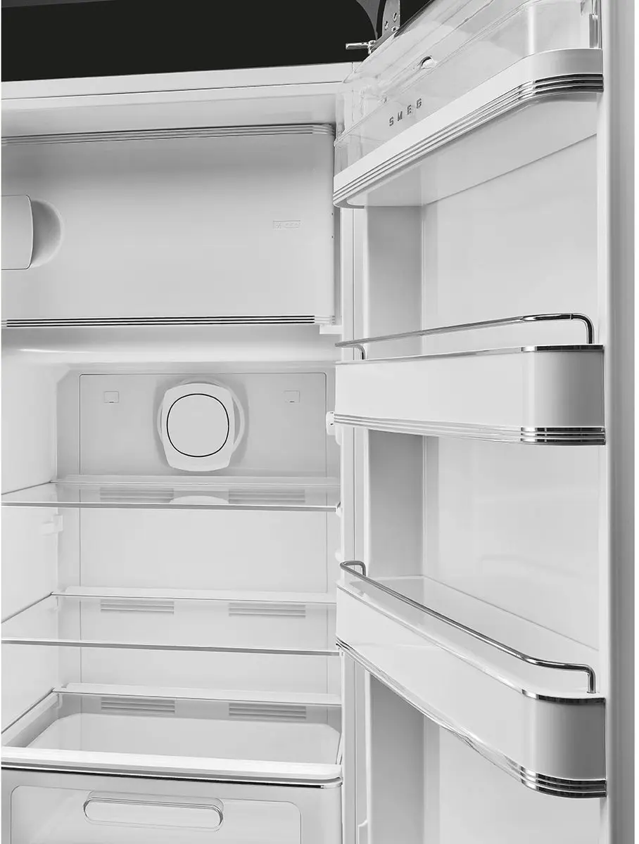Smeg FAB28RBL6 Combi-koelkast Vrijstaand 270L - Zwart