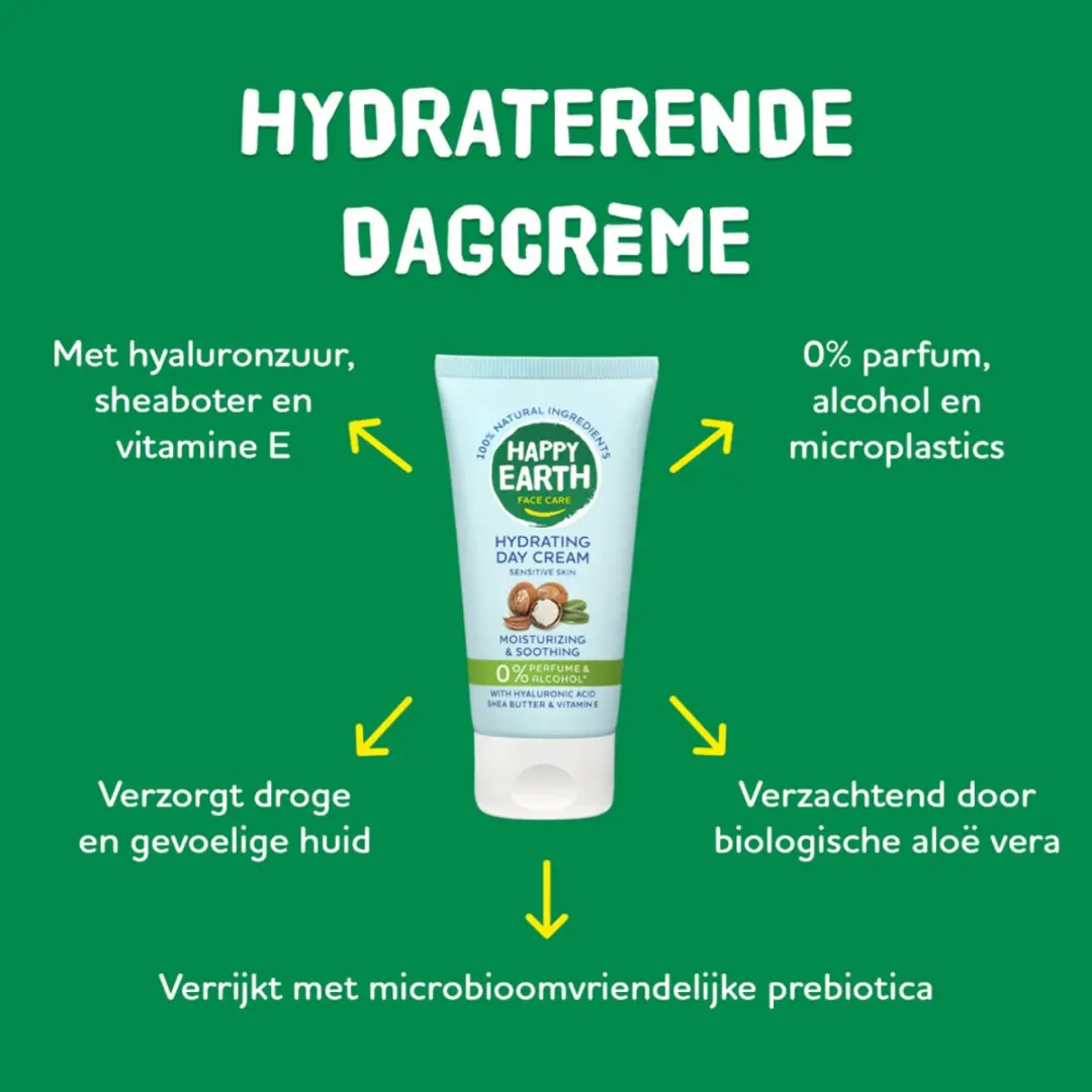 Happy Earth Natuurlijke Dagcrème 50ml