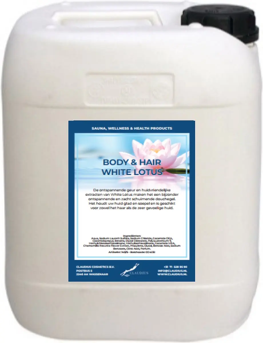 Splashbox Cosmetics Body & Hair White Lotus 10L Navulling