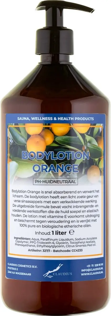 Splashbox Cosmetics Bodylotion Orange 1L
