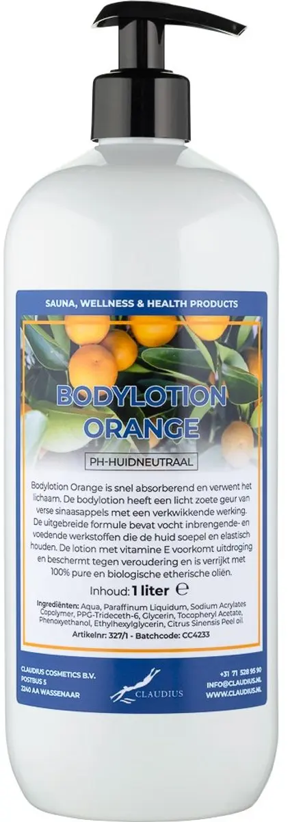 Splashbox Cosmetics Bodylotion Orange 1L