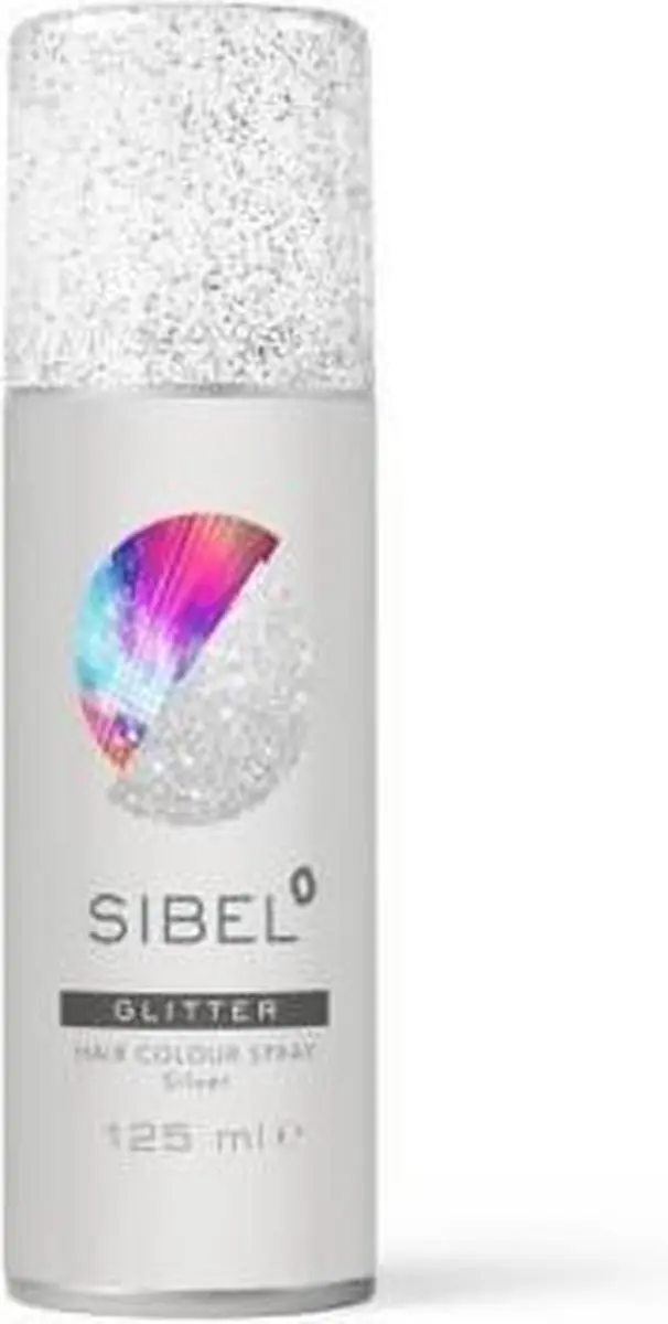 Sibel Hair Colour Spray Glitter - Zilver 125ml