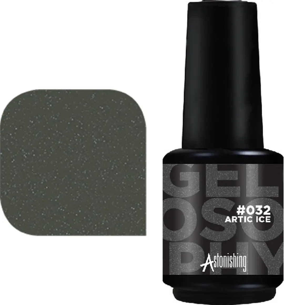 Astonishing #032 Artic Ice Nagellak 15ml - Zwart