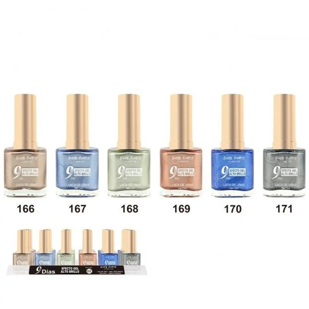 Easy Paris Cosmetics Nagellak 168 Licht Groen Metallic 13ml