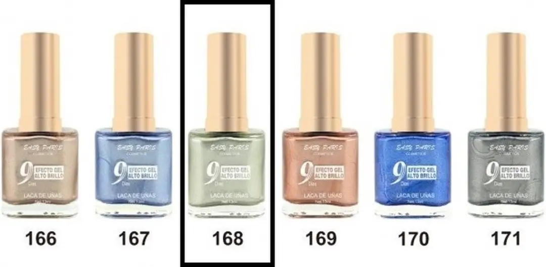 Easy Paris Cosmetics Nagellak 168 Licht Groen Metallic 13ml