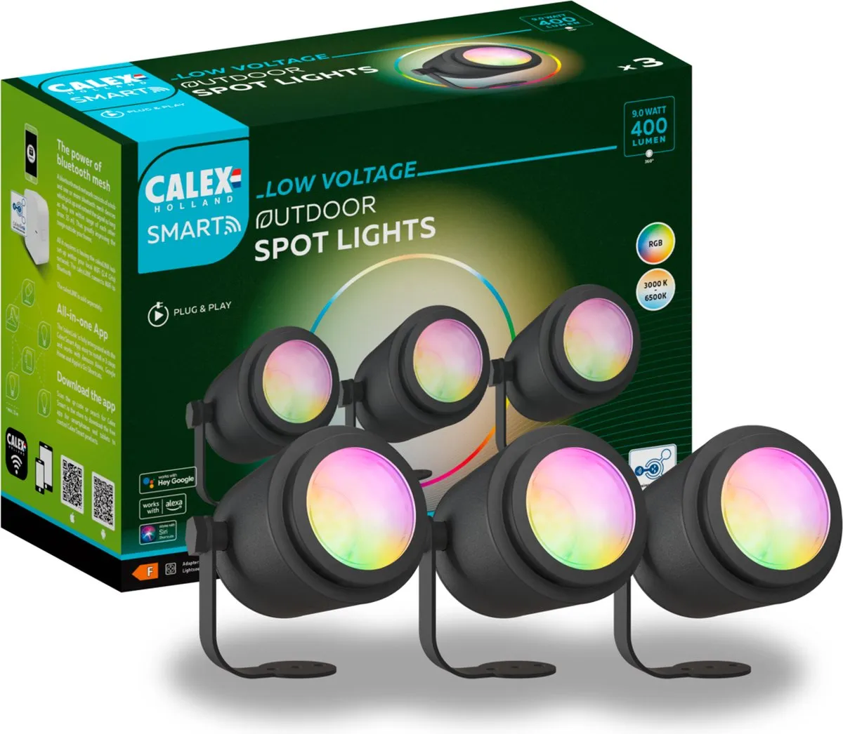 Calex Smart Outdoor 24V RGB/Wit Grondspots