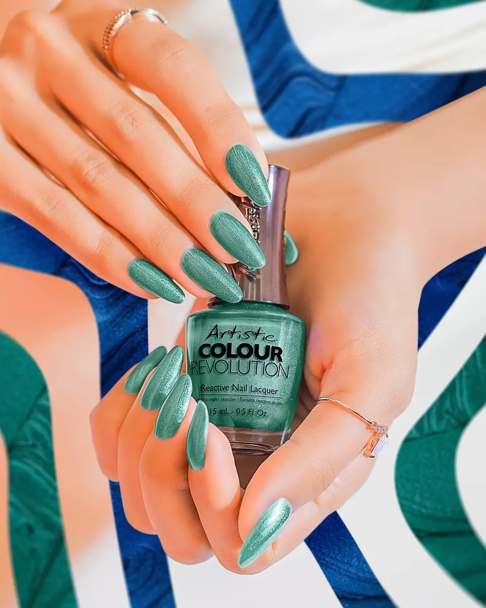 Artistic Nail Design Colour Revolution 'Mystic Green' Nagellak 15ml