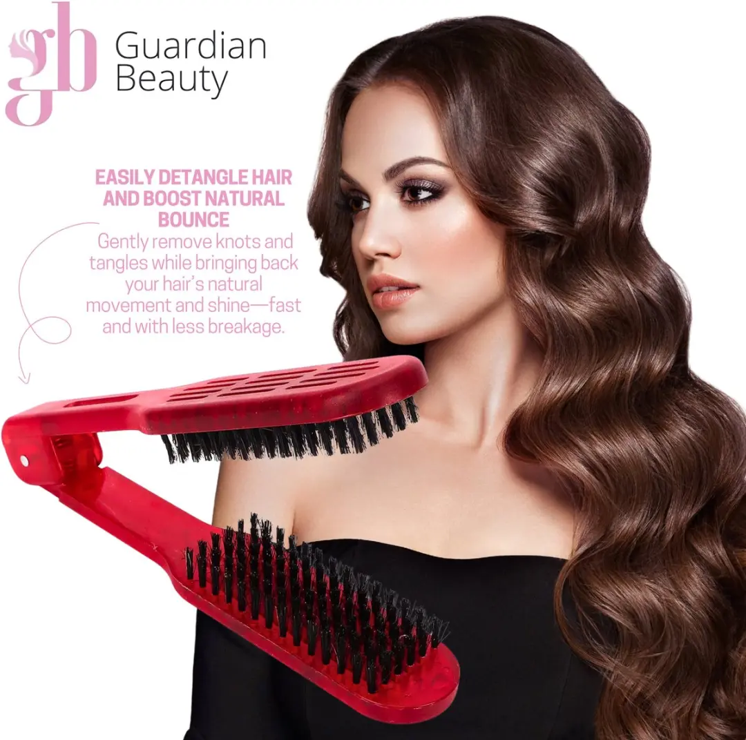 Guardian Beauty Haarborstel Rood - Dubbelzijdig