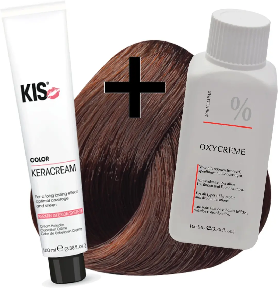 KIS Haarverfset 6RT Donker Rood Tabak 100ml