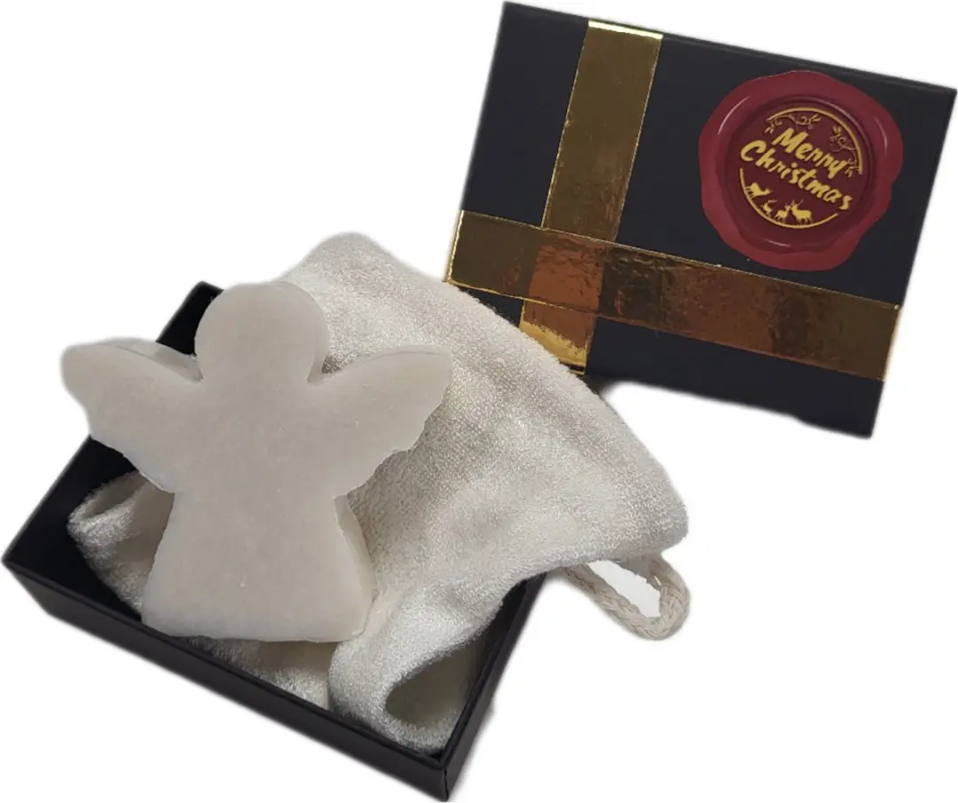 Savon de Marseille Kerstzeep Engeltje met Bamboe Zakje