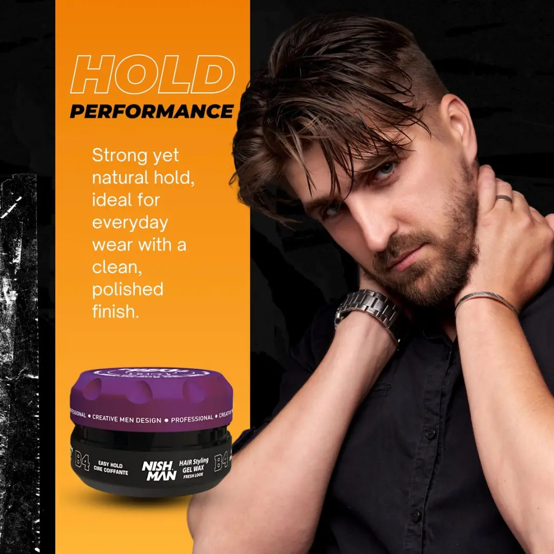 Nishman Hair Styling Gel Wax Fresh Look N° B4 150ml