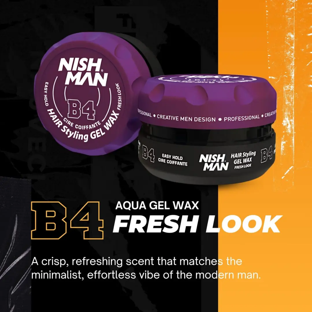 Nishman Hair Styling Gel Wax Fresh Look N° B4 150ml
