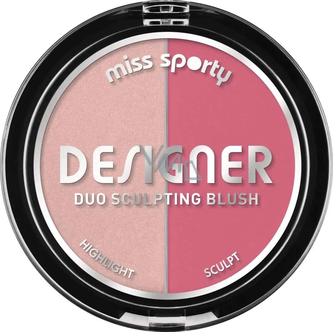 Miss Sporty Designer Duo Sculpting Highlighter & Blush 200 Rosy