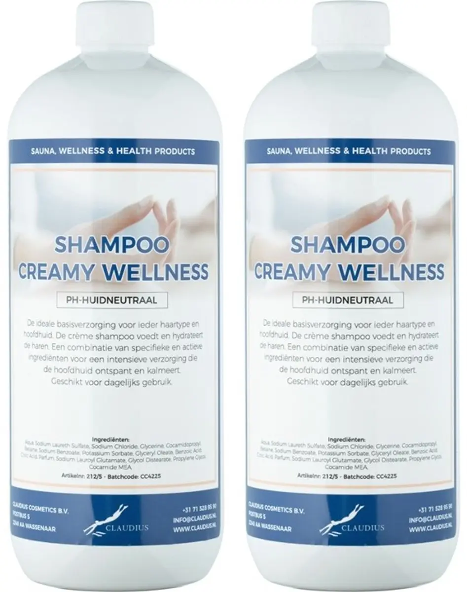 Splashbox Cosmetics Shampoo Creamy Wellness 1L