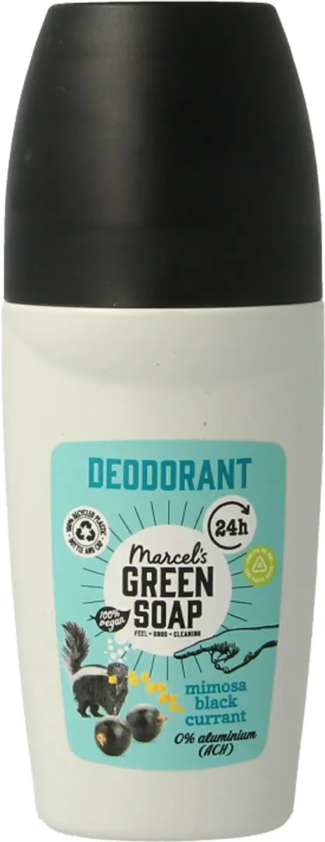 Marcel's Green Soap Deo Roller Mimosa & Blackcurrant 50ml