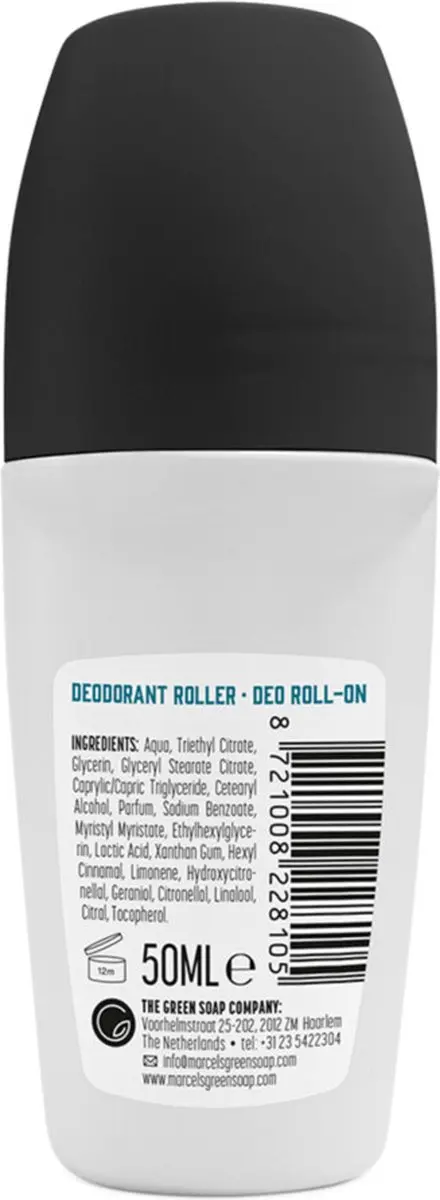 Marcel's Green Soap Deo Roller Mimosa & Blackcurrant 50ml