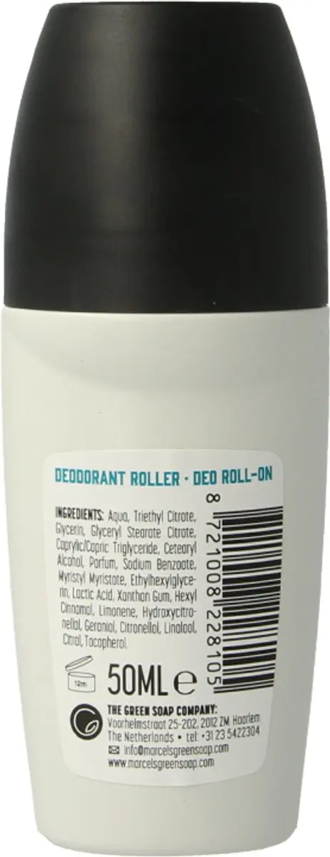Marcel's Green Soap Deo Roller Mimosa & Blackcurrant 50ml