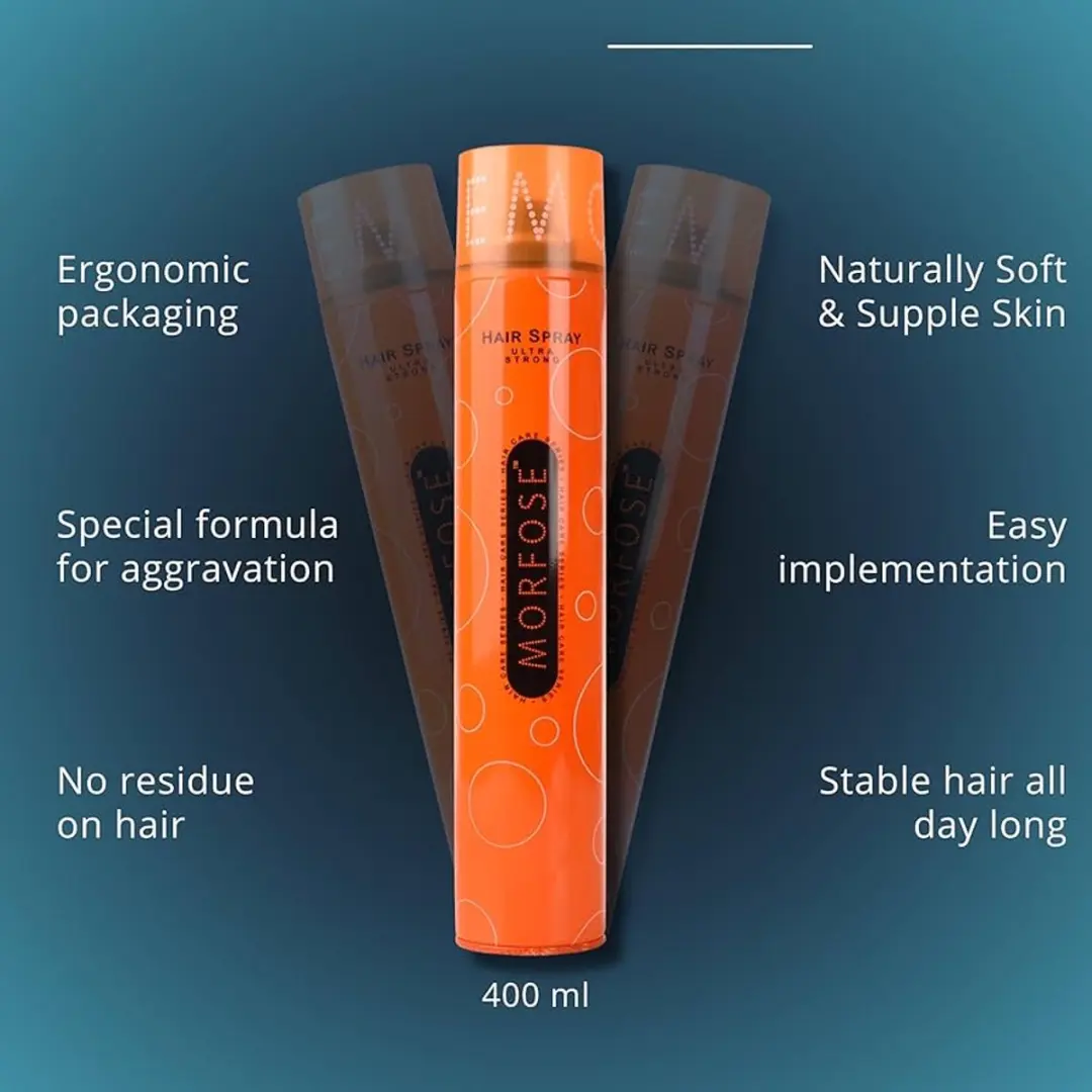 Morfose Hair Spray Ultra Strong 400ml - 12 Stuks