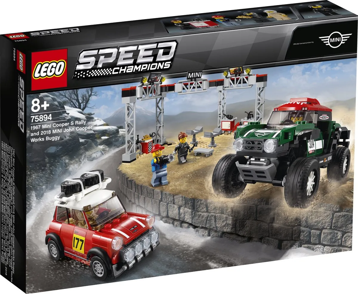 LEGO Speed Champions 75894 Mini Cooper Rally & Buggy