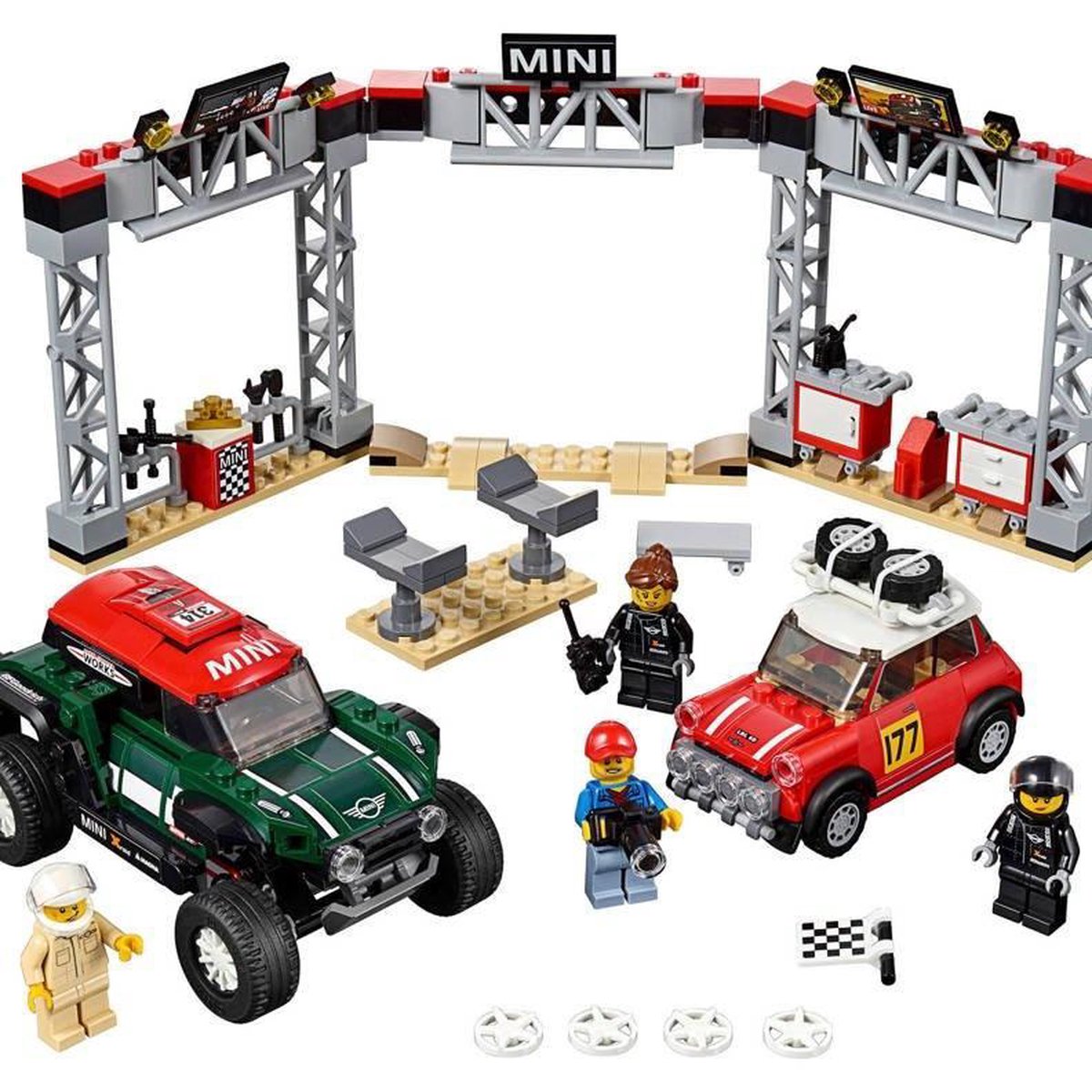 LEGO Speed Champions 1967 Mini Cooper S Rally en 2018 MINI John Cooper Works Buggy - 75894