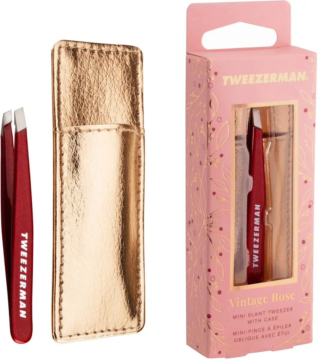 Tweezerman Vintage Rose Mini Slant Pincet