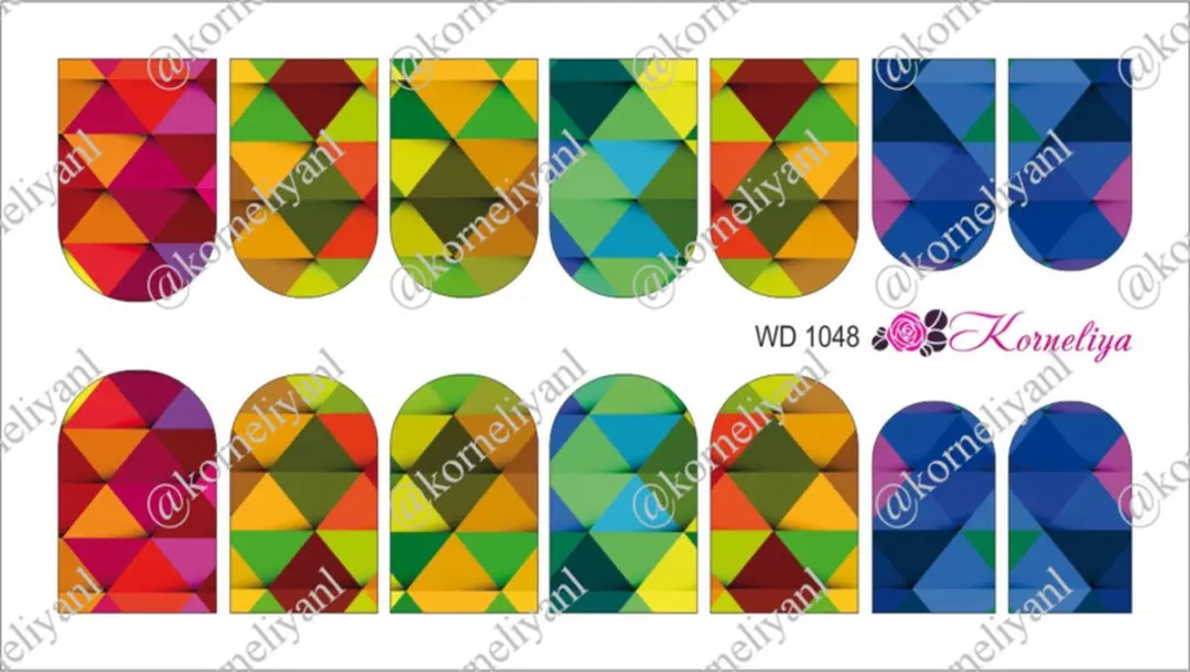 Korneliya Water Decal WD 1048 Nail Wrap