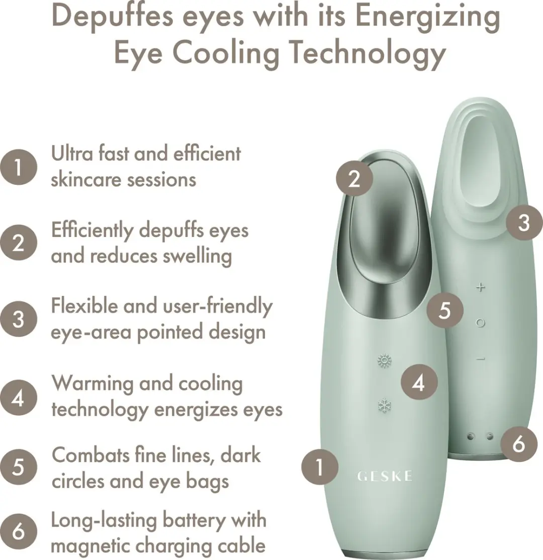 GESKE SmartAppGuided Warm & Cool Eye Energizer - 2 Stuks - Groen