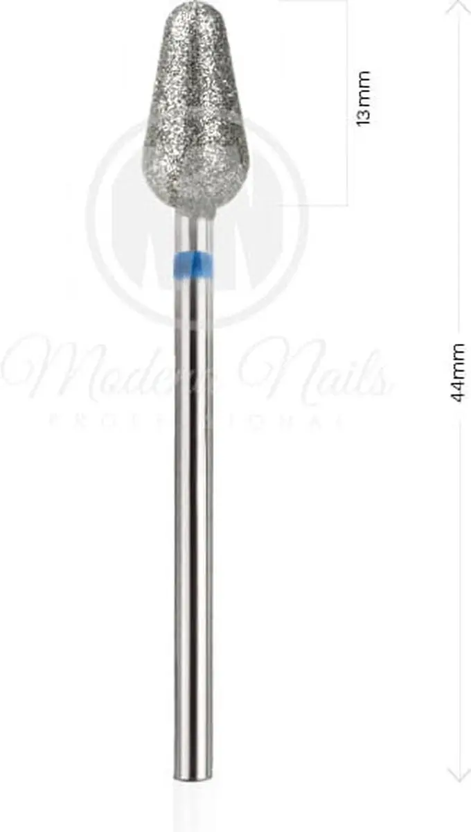 Modena Nails Opzetstuk Nagelfrees Diamond Coating 70 - Zilver
