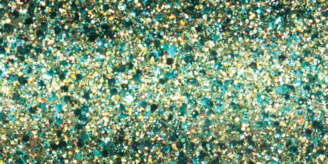 Artistic Nail Design Colour Revolution Greed Nagellak 15ml - Transparant Groen met Grove Glitter