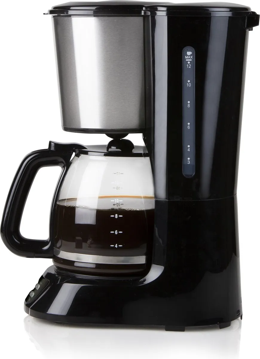Domo DO1065K Koffiezetapparaat 1,5L - LCD Display - Zwart